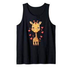 Niedliche Herz-Giraffe Tank Top von Colorful Giraffe Art I Kids Giraffe