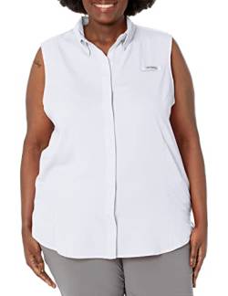 Columbia Damen Tamiami Ärmelloses Sport-Shirts, Weiß, X-Small von Columbia