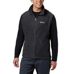 Columbia Herren Steens Mountain Vest Fleece-Weste, Dunkelgrau meliert, 5XL Größen von Columbia