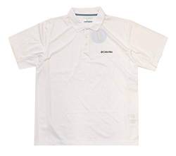 Columbia Men's City Voyager Omni-Shade Sun Protection UPF 30 Polo Tshirt (L, White) von Columbia