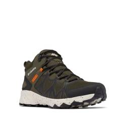 Columbia Peakfreak 2 Mid Outdry, wasserdichte mittelhohe Trekking- und Wanderstiefel, Deep Olive/Desert Sun, von Columbia