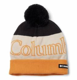 Columbia Unisex Polar Powder 2 Beanie Mütze, Schwarz/Dunkler Stein/Sonnenstein, Einheitsgröße von Columbia