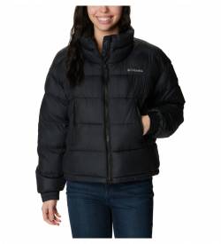 Columbia für Damen. 2051361010 Kurze Steppjacke Pike Lake II schwarz (L), Lässig, Recyceltes Polyester, Nachhaltig von Columbia