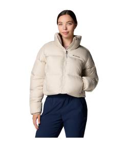 Columbia für Damen. 2088501278 Puffect II Gekürzte beige Jacke (S), Lässig, Polyester, Langarm von Columbia