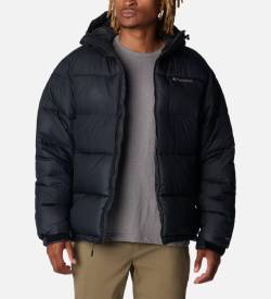 Columbia für Herren. 2050931010 Pike Lake II Steppjacke mit Kapuze schwarz (XL), Lässig, Polyester, Langarm von Columbia