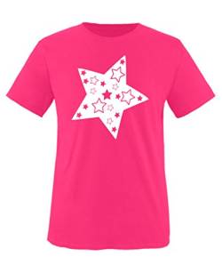 Comedy Shirts - Stern - Mädchen T-Shirt - Pink/Weiss Gr. 110-116 von Comedy Shirts