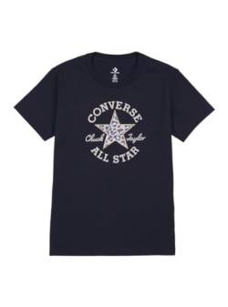 Converse Leoparden-T-Shirt für Damen, Schwarz, Schwarz , Medium von Converse