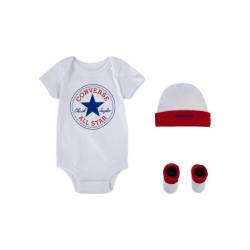 Set Mütze + Body + Babys chuhe für Jungen Converse Classic CTP von Converse