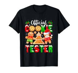 Official Cookie Tester Christmas Tree Cookies Gingerbreads T-Shirt von Cookie Christmas Costume