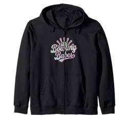 Bowling Babes Lustiger passender Bowling-Teamname für Damen Kapuzenjacke von Cool Bowling Team Names Girls Women Tees Gifts