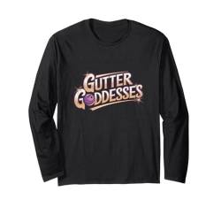 Lustiger Name für Damen von Gutter Goddesses, passender Bowling-Teamname Langarmshirt von Cool Bowling Team Names Girls Women Tees Gifts