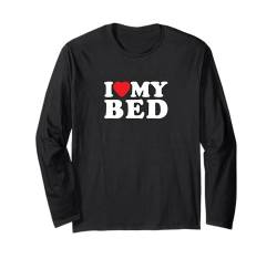 I Love My Bed | Pyjama | Outfit | Langarmshirt von Cool I Love My Bed | Pyjama | Outfit