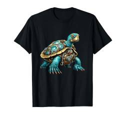 Steampunk Meerestier Schildkrötenliebhaber Vintage Schildkröte T-Shirt von Cool Steampunk Sea Animals Apparel