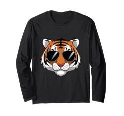 Cool Tiger Sonnenbrille Vintage Bengal Tiger Lovers Langarmshirt von Cool Tiger Design