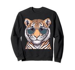 Cool Tiger Sonnenbrille Vintage Bengal Tiger Lovers Sweatshirt von Cool Tiger Design