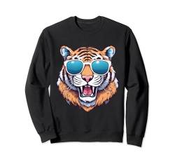 Cool Tiger Sonnenbrille Vintage Bengal Tiger Lovers Sweatshirt von Cool Tiger Design