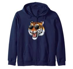 Tiger Roar Sonnenbrille Vintage Brüllender Bengalischer Tiger Liebhaber Kapuzenjacke von Cool Tiger Design