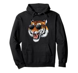 Tiger Sonnenbrille Vintage Bengal Tiger Lovers Pullover Hoodie von Cool Tiger Design