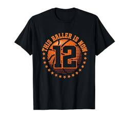 12. Geburtstag Basketball Spieler 12 Jahre alt Jungs Männer T-Shirt von Coole Basketball Geburtstag Designs