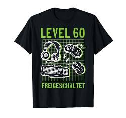 60 Geburtstag Mann Deko Gamer Zocker für 60 jährigen Mann T-Shirt von Coole Geschenkideen Geburtstag Gamer Junge