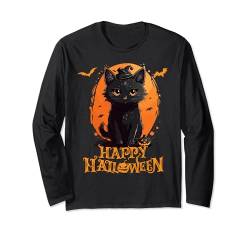 Lustiges Halloween-Shirt Happy Halloween Herren, Damen, Kinder Langarmshirt von Coole Lustige Halloween Motive