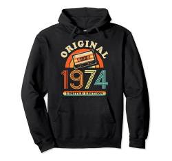 50.Geburtstag Original Männer Frauen Vintage Jahrgang 1974 Pullover Hoodie von Coole Original Jahrgang Geschenke Geburtstag 2024