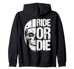 Supersportler Ride or die Motorrad Helm Kapuzenjacke von Cooles Biker Motorrad Liebe Motorradfahrer