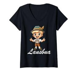 Damen Luasbua Trachtenshirt Kinder Trachten Herren T-Shirt mit V-Ausschnitt von Cooles Trachtenshirt Herren für Oktoberfest Feier