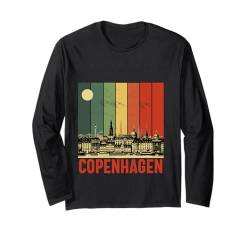 Kopenhagen Souvenir Dänemark Skyline Stolz Dänische Männer Frauen Langarmshirt von Copenhagen Souvenir Clothing Apparel