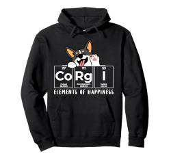 Corgi Lustige Glückselemente Corgi Hundeliebhaber Pullover Hoodie von Corgi Dog Apparel