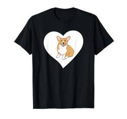 Lustiges Haustier, Corgi-Herz, Hundeliebhaber T-Shirt von Corgi Dog Apparel