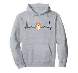 Corgi Heartbeat Funny Pet Corgi Hundeliebhaber Pullover Hoodie von Corgi Dog Lover Apparel