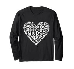 Korrekturkrankenschwester Langarmshirt von Correctional Nurse Gifts for Women and Men