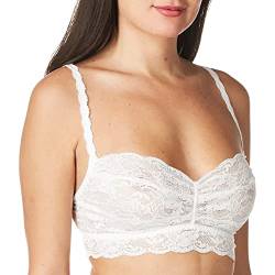 Cosabella Damen BH, Never Say Never Sweetie Soft Bra Spitze, Gr. Small (Herstellergröße: Small), Weiß (White) von Cosabella