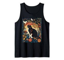 Cottagecore Ästhetische Katzen- und Garten-Katzenliebhaber, Frauen Tank Top von Cottagecore Aesthetics Decor Clothing Gifts