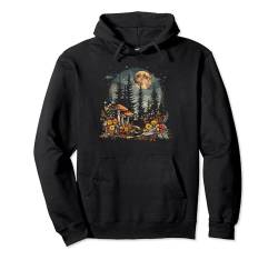 Cottagecore Ästhetisch Pilz Blume Mond Goblincore Pullover Hoodie von Cottagecore Zubehör Ästhetische Kleidung Damen