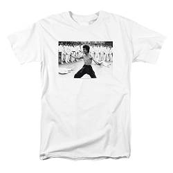 Cotton Soul Bruce Lee Battle Herren-T-Shirt, Weiß, weiß, L von Cotton Soul