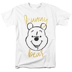 Cotton Soul Disney Winnie The Pooh Honey Bear Damen T-Shirt, Weiß, MED von Cotton Soul