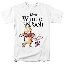 Cotton Soul Disney Winnie The Pooh Piglet Damen T-Shirt, Weiß, XLG von Cotton Soul