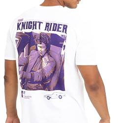 Cotton Soul Knight Rider 1982 Unisex T-Shirt, Weiß, weiß, XL von Cotton Soul