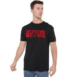 Cotton Soul Marvel Deadpool Bang Herren T-Shirt, Schwarz, MED von Cotton Soul