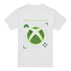 Cotton Soul Xbox Power Your Grid Mens T Shirt, White, XX-Large von Cotton Soul