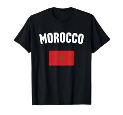 Flagge Marokkos T-Shirt von Country Flags