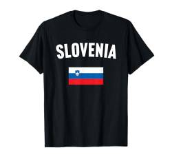 Flagge Sloweniens T-Shirt von Country Flags