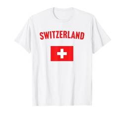 Flagge der Schweiz T-Shirt von Country Flags