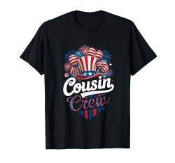 Cousin Crew 4. Juli American Patriotic Happy 4th Of Juli T-Shirt von Cousin Crew Family Matching
