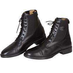 Covalliero 326432 Reitstiefelette Monaco Gr. 37, Glattleder zum Schnüren, schwarz von Covalliero