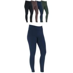 Covalliero - Damen Reitleggings Silikon Vollbesatz | Reithose mit 2 Handytaschen | Herbst & Winter Reiterhose | warm, atmungsaktiv & elastisch | Reitbekleidung in Dark Navy | Größe 44/46 von Covalliero