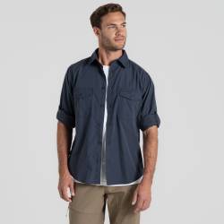 Craghoppers Kiwi-Langarmshirt für Herren Ombre Blue von Craghoppers