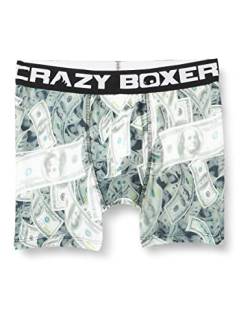 Crazy Boxer Herren Boxer unitario Hombre T639-1 Größe UNITARIO-CASH-Mikrofaser-92% Polyester 8% Elasthan, XL von Crazy Socks